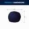 Flash Furniture Bean Bag Chair, 30 in W 30" L 18" H DG-BEAN-SMALL-SOLID-BL-GG - alternate 8